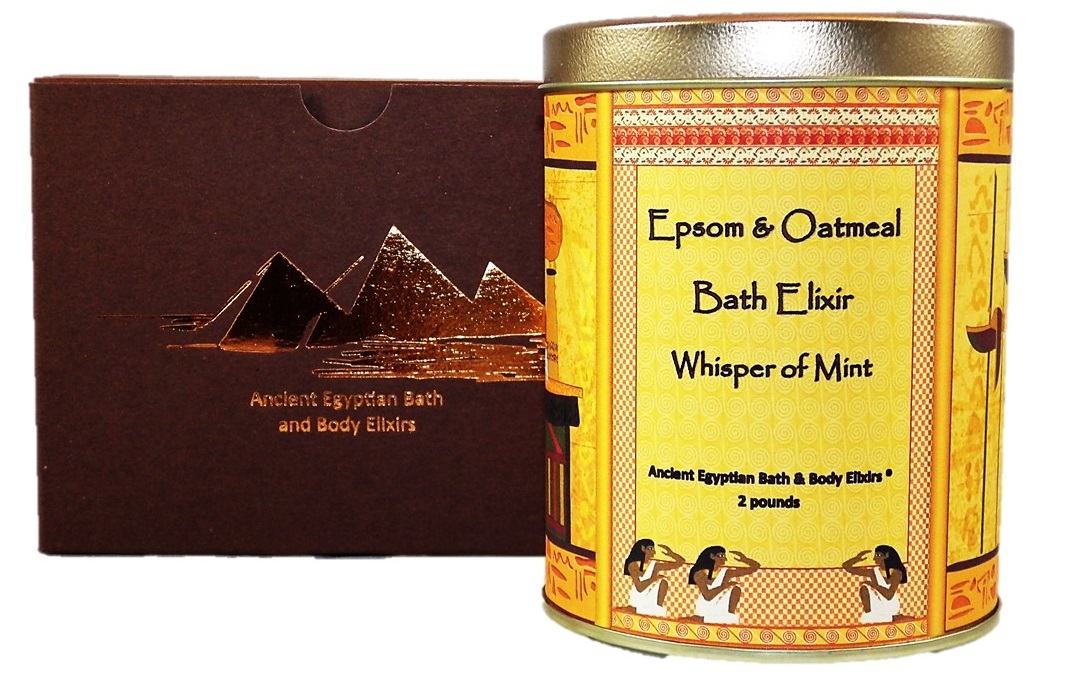 Whisper of Mint Epsom and Oatmeal Bath Elixir